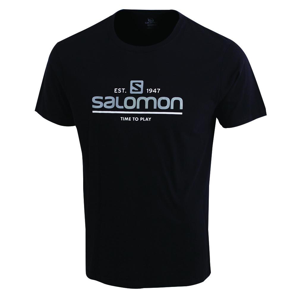 Camisetas Salomon Niños Negras - Salomon Argentina TIME TO PLAY SS B,741529-IXB